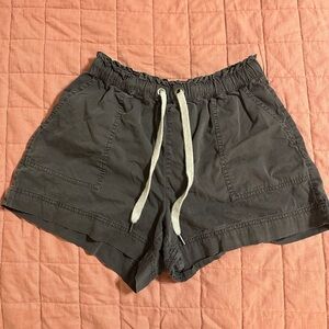 Aerie Charcoal Paper Bag Shorts
